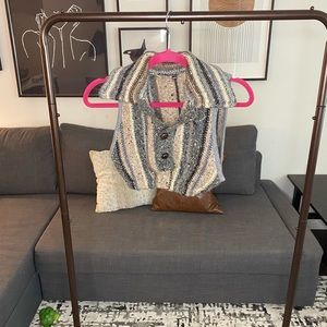 Vintage cropped sweater vest.